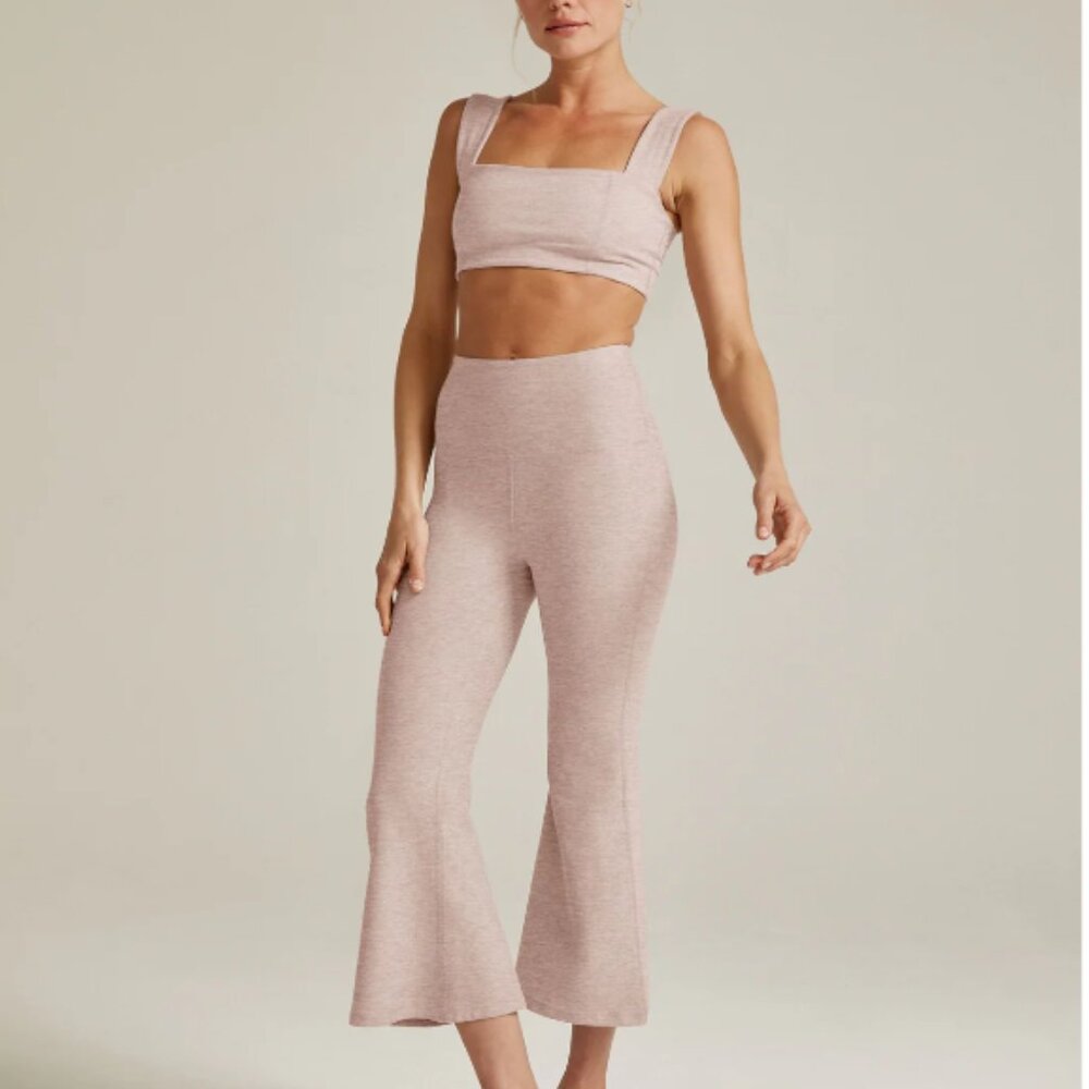 Beyond Yoga Spacedye Retro Cropped Pant - Chai
